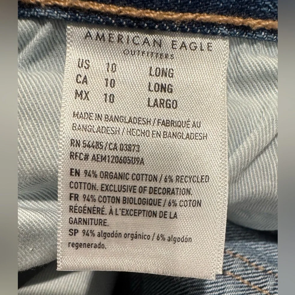 American Eagle Outfitters 90’s Straight Jean women’s size 10 Long. - Picture 8 of 9